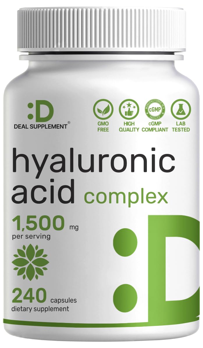 DEAL SUPPLEMENT frasco frontal mostrando diseño y cantidad 240 cápsulas beneficios de alta concentración