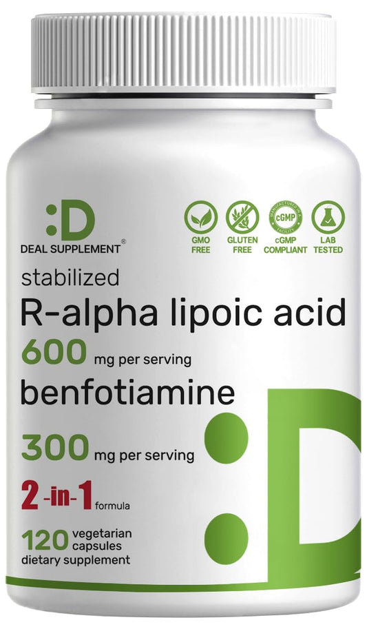 DEAL SUPPLEMENT frasco frontal mostrando etiqueta y dosis, confianza de marca
