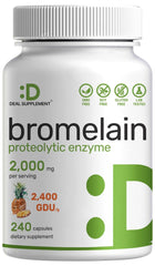 DEAL SUPPLEMENT frasco frontal mostrando 240 cápsulas y etiqueta clara