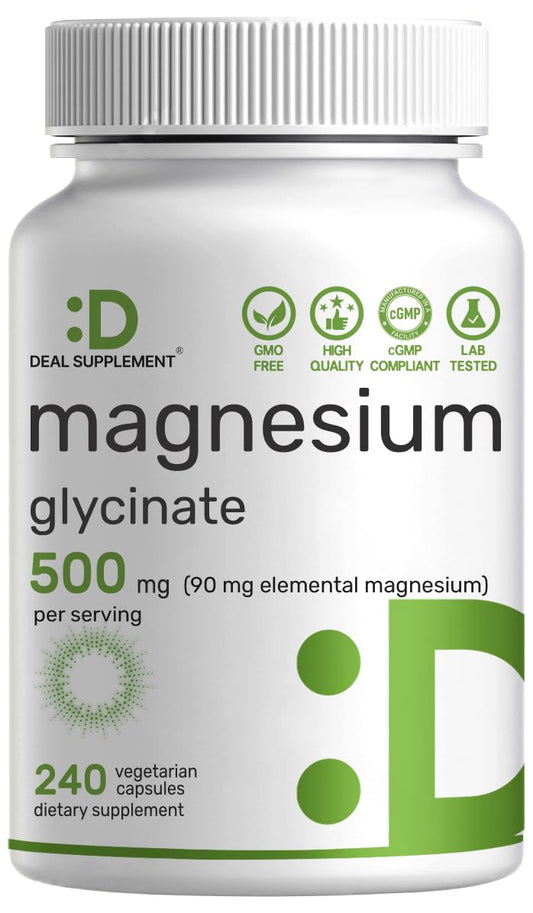 DEAL SUPPLEMENT frasco frontal mostrando cantidad y diseño, claridad del producto