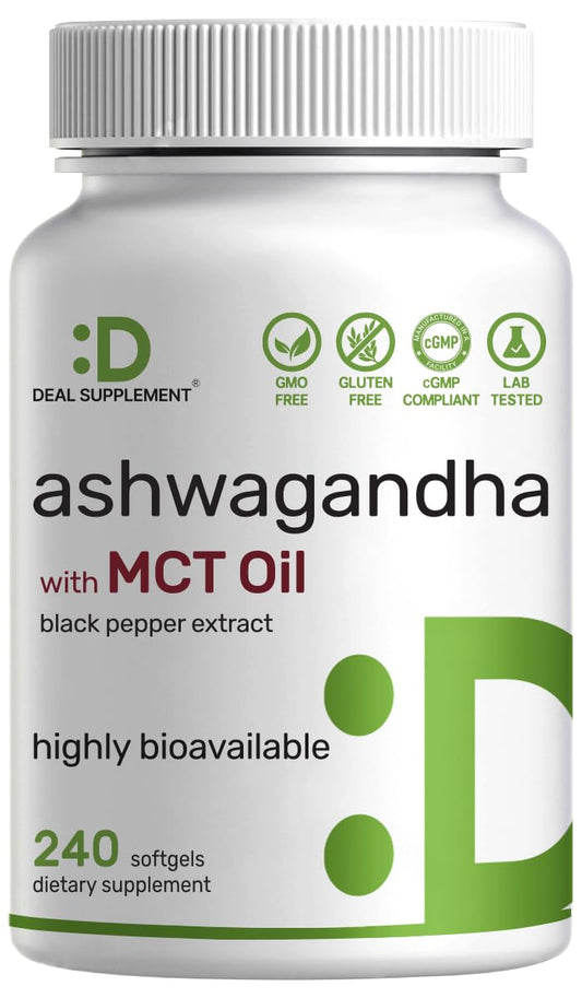 DEAL SUPPLEMENT frente del empaque mostrando 240 softgels y marca