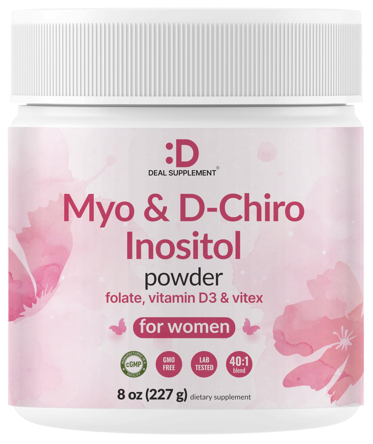 DEAL SUPPLEMENT frente del envase mostrando la marca y beneficios visibles