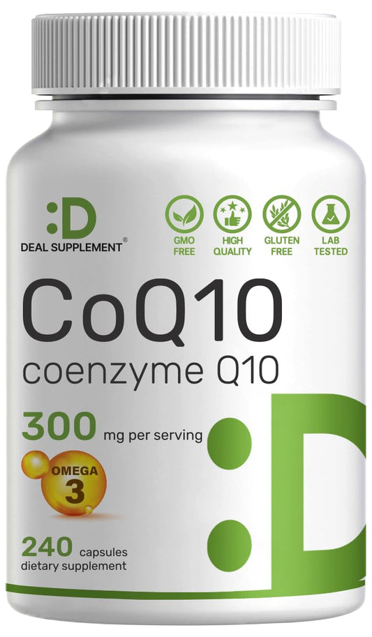 DEAL SUPPLEMENT frente del envase mostrando 240 cápsulas y beneficios clave