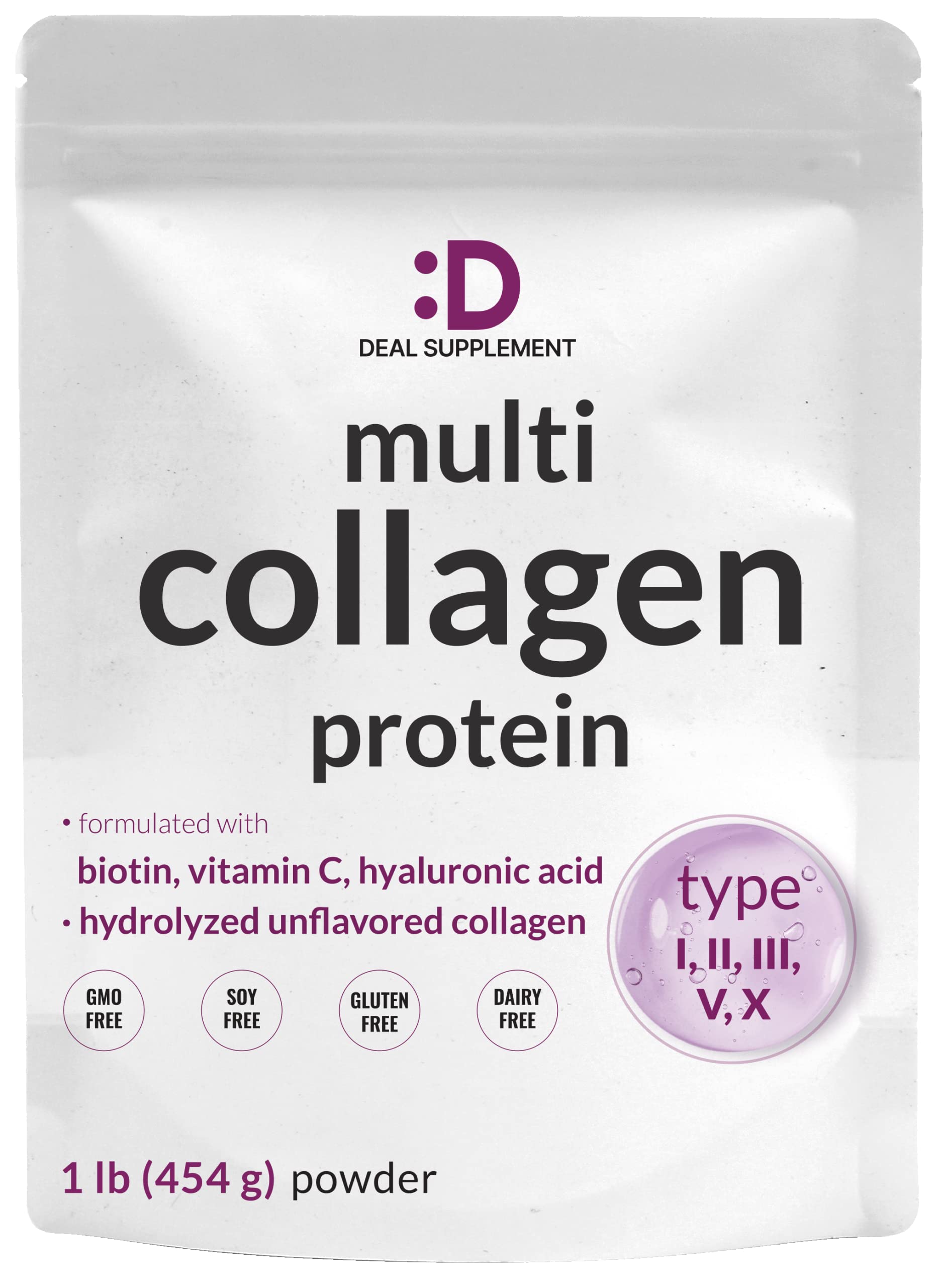 DEAL SUPPLEMENT envase frontal mostrando etiqueta y tamaño, fácil identificación