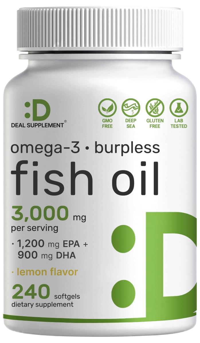 DEAL SUPPLEMENT frontal del envase mostrando cantidad y sabor limón