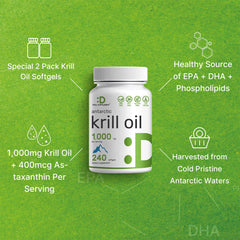 DEAL SUPPLEMENT ingredientes resaltados: omega‑3 y astaxantina, beneficios antioxidantes visualizados