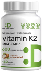 DEAL SUPPLEMENT frasco frontal mostrando 180 cápsulas, aporte concentrado
