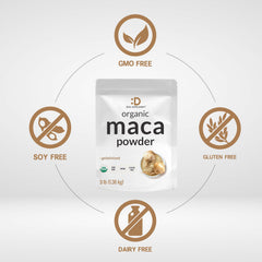 DEAL SUPPLEMENT maca mezclada en smoothie, ingrediente práctico para más energía diaria