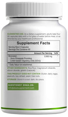 DEAL SUPPLEMENT piña fresca junto a cápsulas indicando origen natural