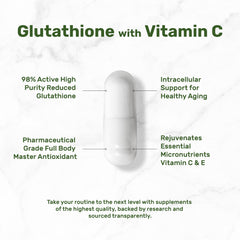 DEAL SUPPLEMENT polvo fino de glutatión destacando textura pura