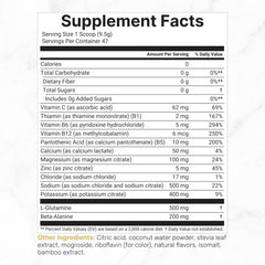 DEAL SUPPLEMENT polvo textura fina destacando mezcla sin azúcar beneficios