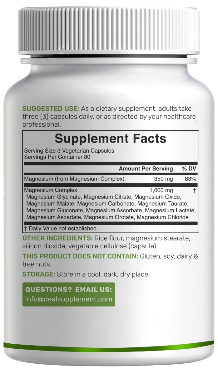 DEAL SUPPLEMENT sello de calidad cGMP y pruebas de laboratorio visibles