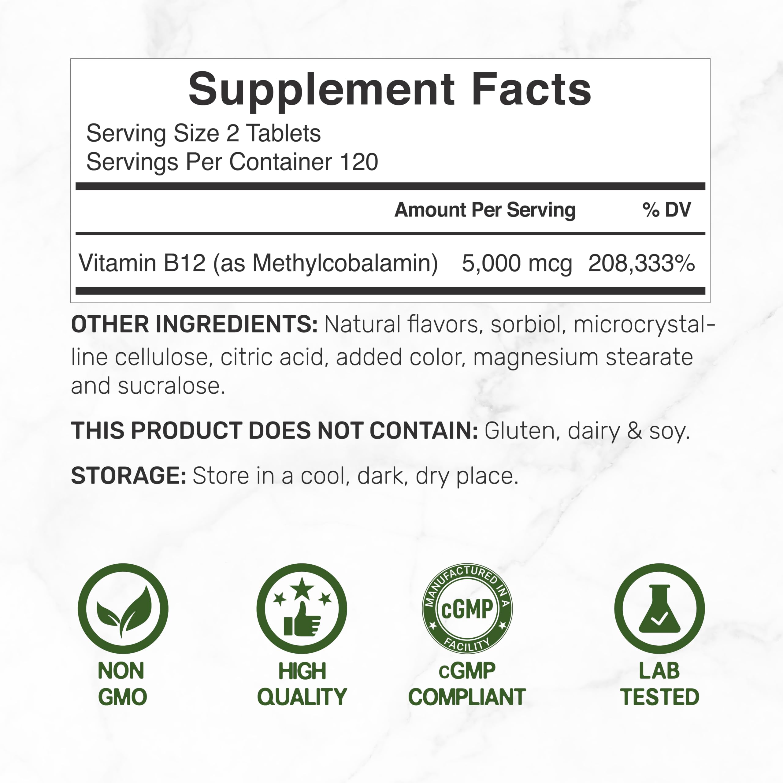 DEAL SUPPLEMENT primer plano de tableta sublingual con textura visible