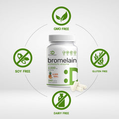 DEAL SUPPLEMENT polvo de bromelina detalle que resalta pureza del extracto