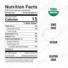 DEAL SUPPLEMENT detalle de la textura en polvo, fácil de mezclar