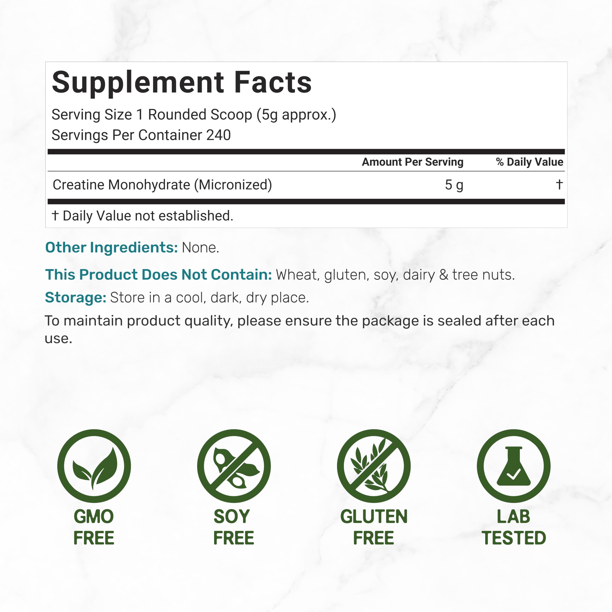 DEAL SUPPLEMENT primer plano del polvo micronizado, mejor disolución y textura fina