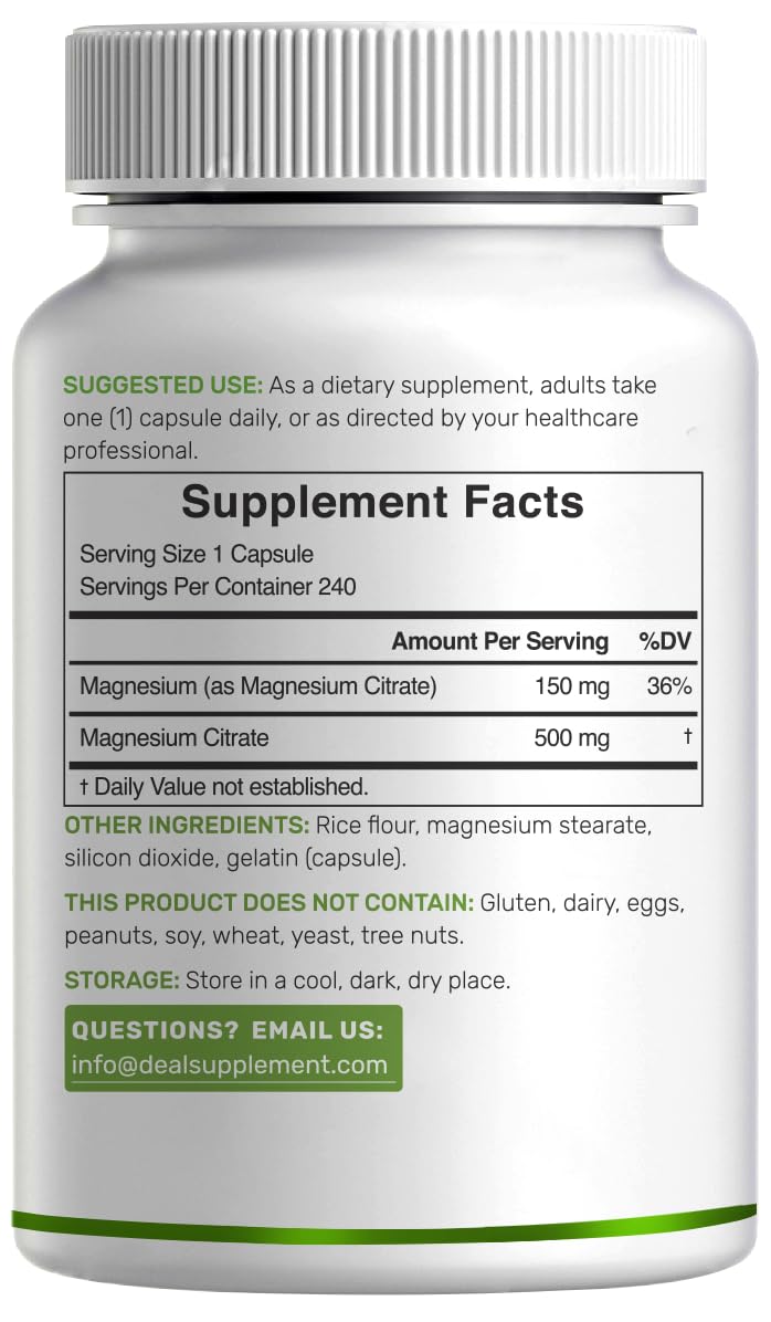 Deal Supplement cápsula junto a un vaso de agua sugiriendo toma diaria sencilla