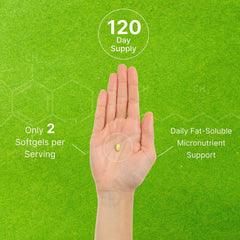 DEAL SUPPLEMENT softgels junto a desayuno con grasas para mejor absorción