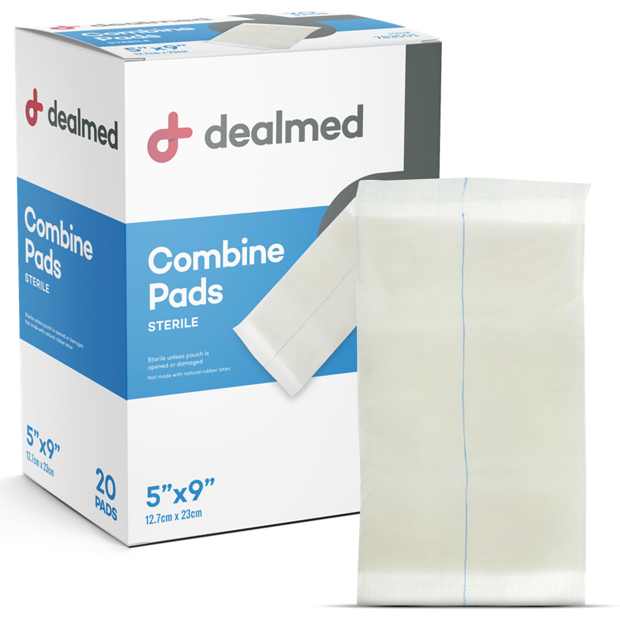 Dealmed bandeja clínica con almohadillas lista para acceso rápido