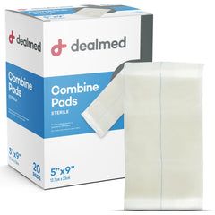 Dealmed bandeja clínica con almohadillas lista para acceso rápido
