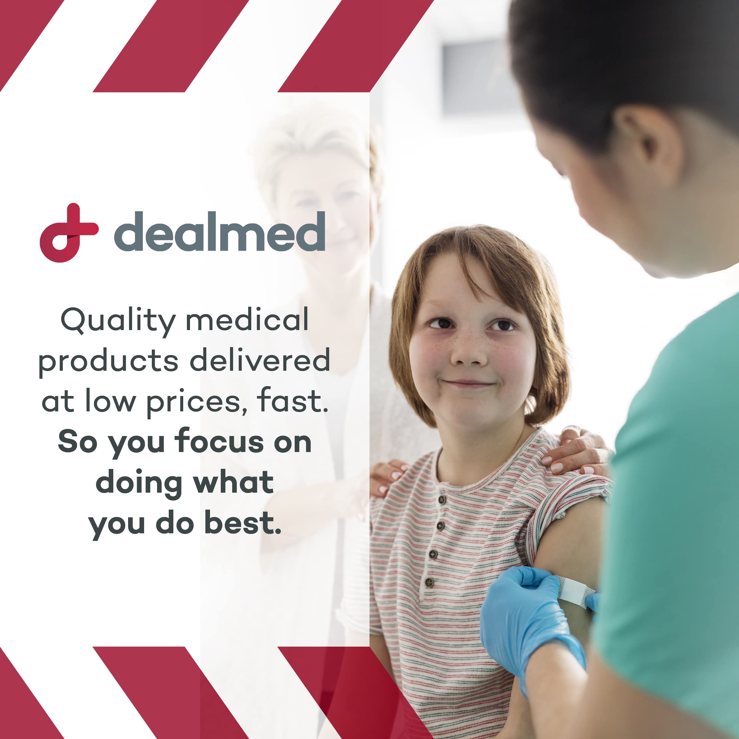 Dealmed kit de viaje con vendajes, solución lista para primeros auxilios