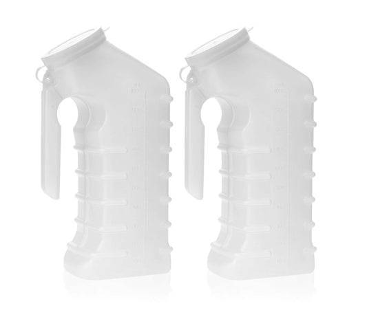 Dealmed orinal frontal mostrando forma y capacidad útil
