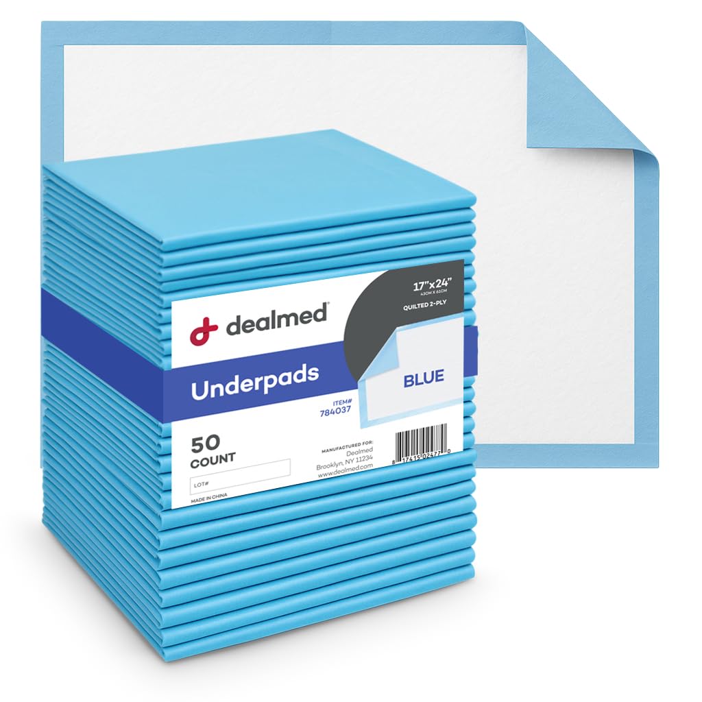Dealmed empaque frontal mostrando el pack de 300 y fácil almacenamiento