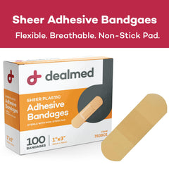 Dealmed textura del adhesivo flexible que se adapta al movimiento