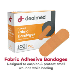 Dealmed vendaje en mano aplicado en dedo, protección flexible inmediata