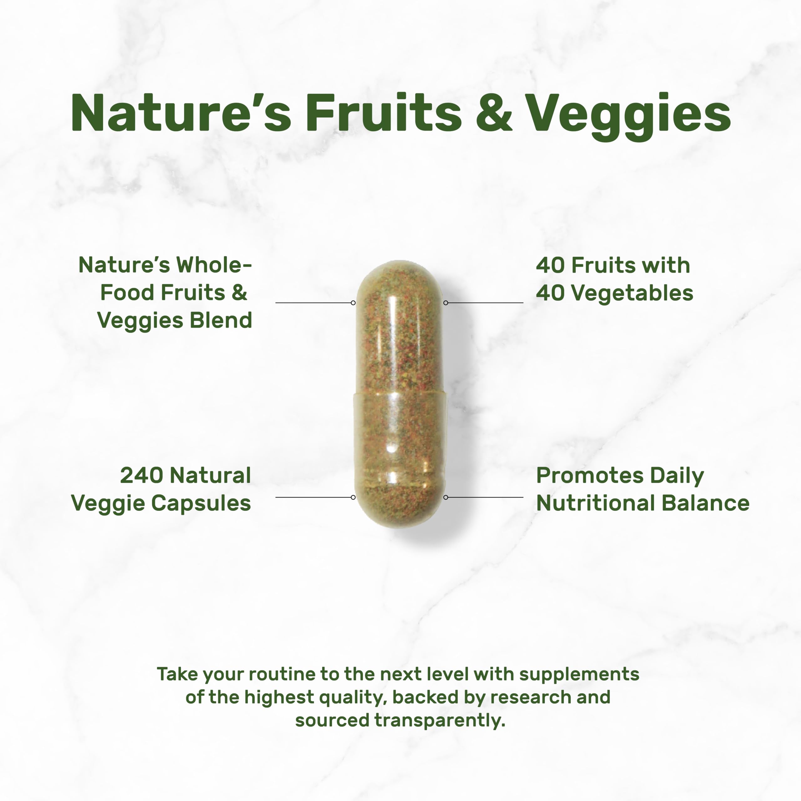 DEAL SUPPLEMENT detalle del polvo interior que conserva nutrientes naturales