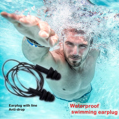 Dealswin tapones en agua durante natación, impermeables y reutilizables