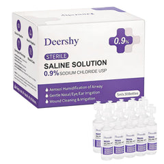 DEERSHY frente del empaque mostrando 30 viales, práctico para transporte