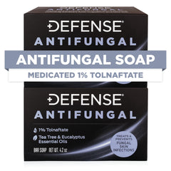 Defense Soap pack frontal mostrando dos barras, ventaja de suministro prolongado