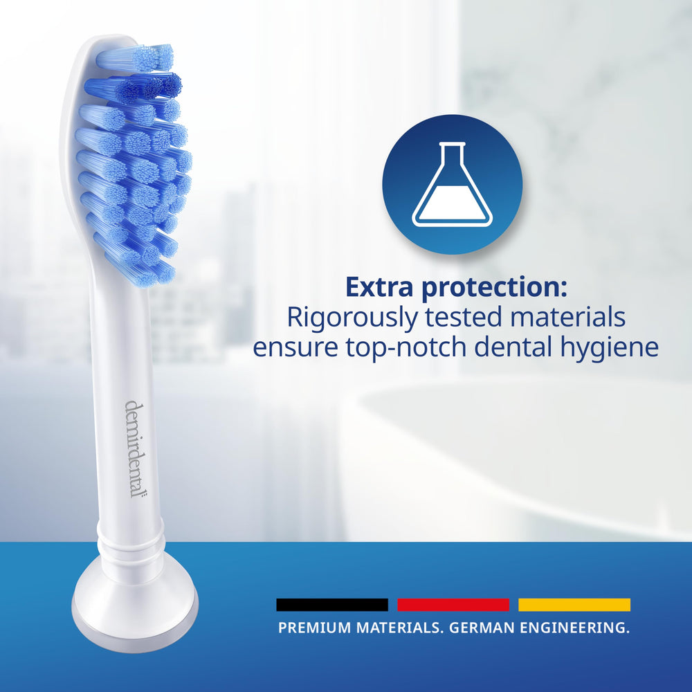 demirdental cabezal en uso en baño resaltando higiene cotidiana