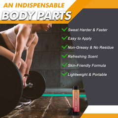 Comparación de tamaño Demissle junto a accesorio de gimnasio, portátil y práctico