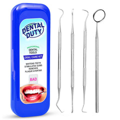 Dental Duty empaque frontal mostrando herramientas claras y organizadas