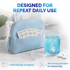 Dental Duty comparación antes y después en retenedor con menos manchas