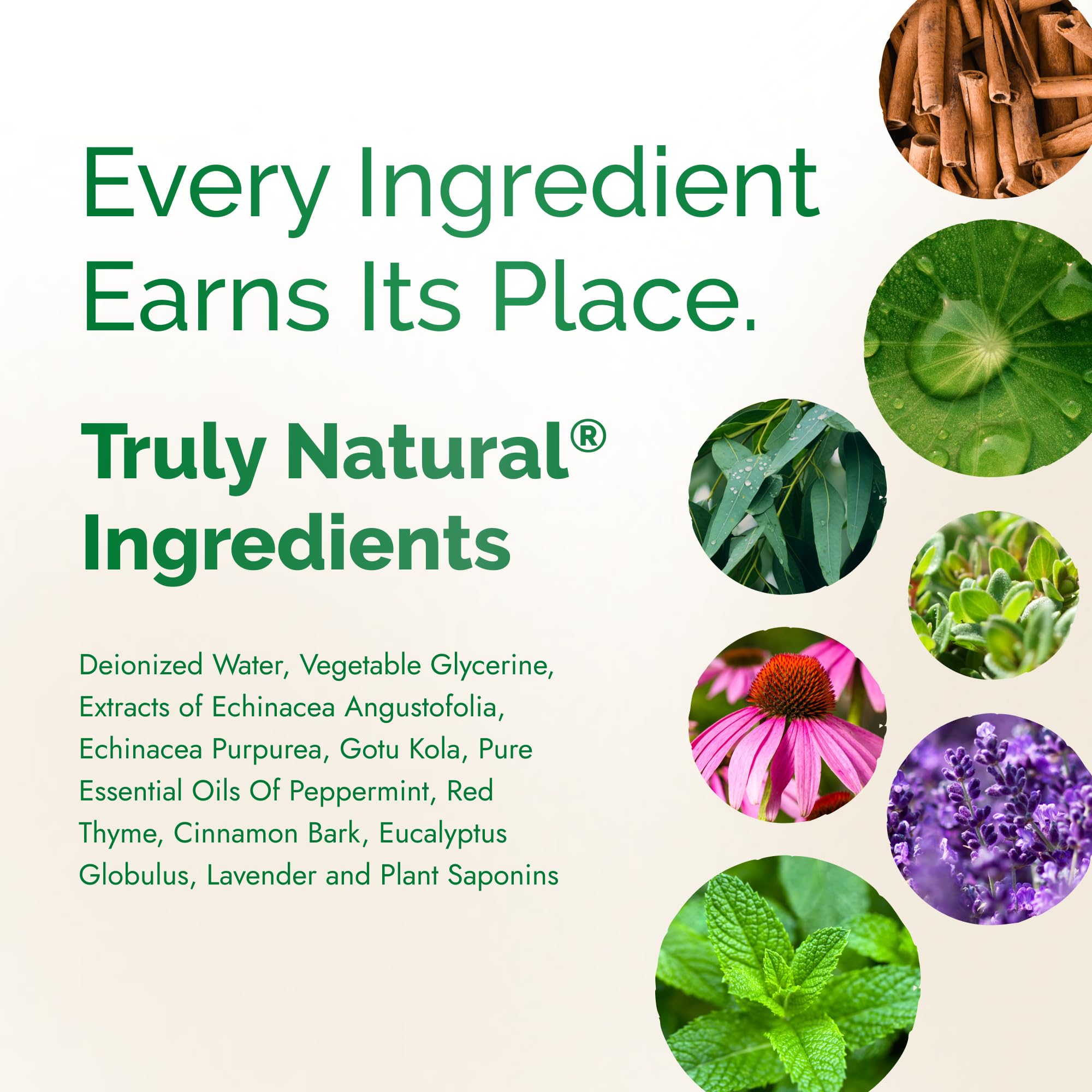 Dental Herb Company persona enjuagándose en el baño para frescura instantánea