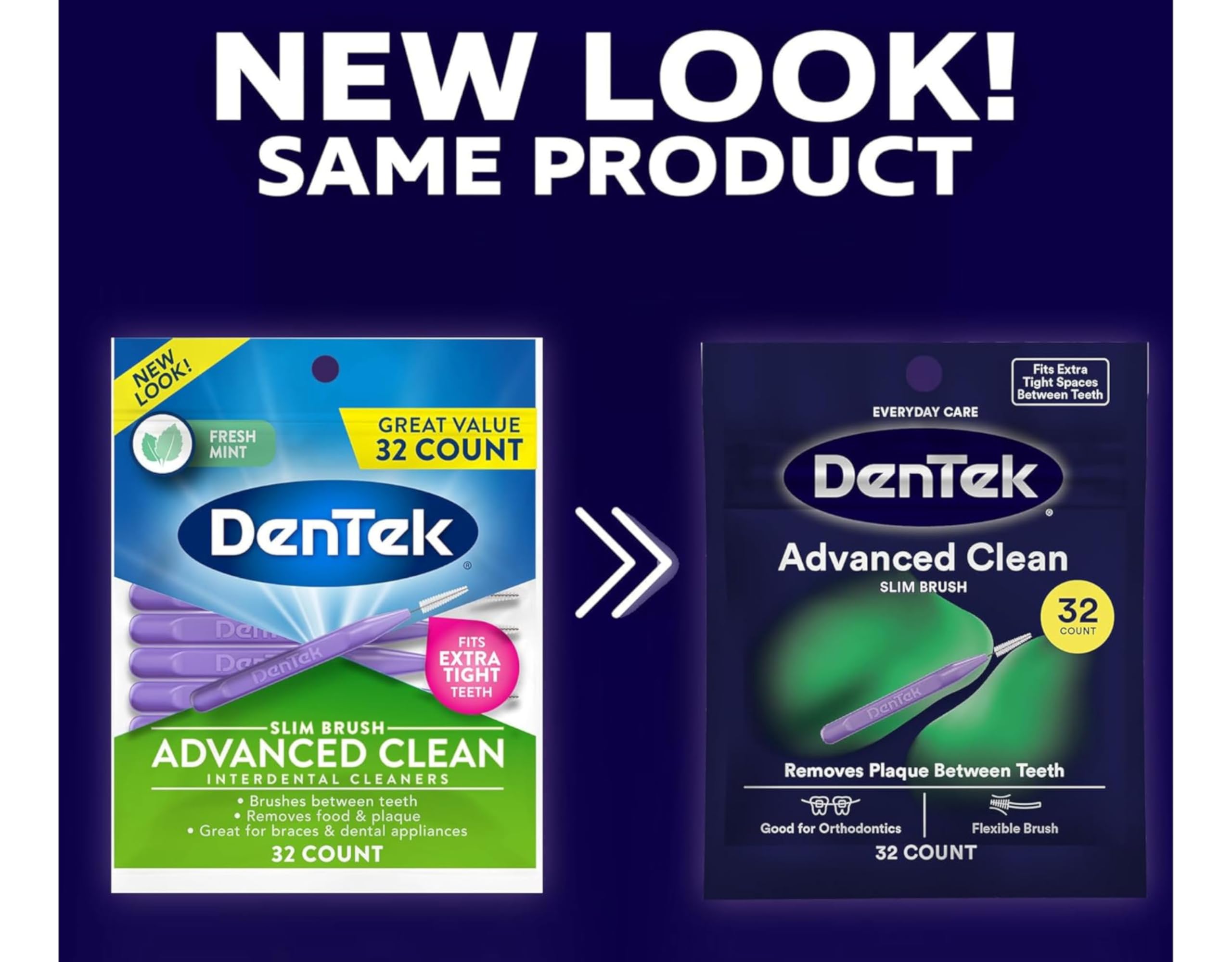 DenTek alambre flexible doblado levemente, acceso a ángulos complejos