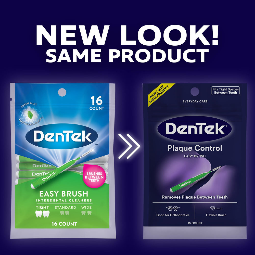 DenTek primer plano de las cerdas cónicas mostrando limpieza precisa en espacios estrechos