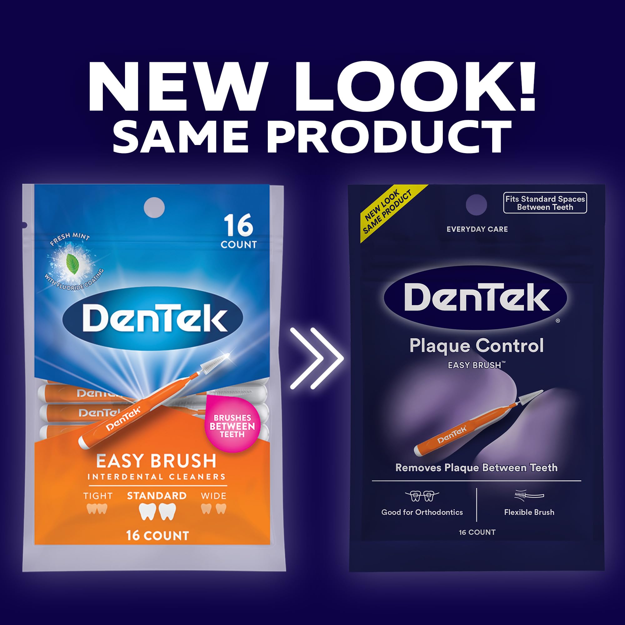 Detalle de cerdas DenTek con recubrimiento de flúor para limpieza interdental