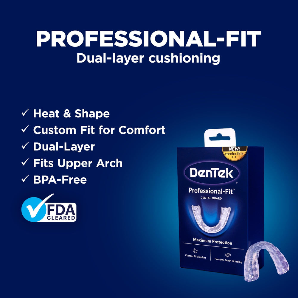 DenTek detalle del material sin BPA que ofrece seguridad