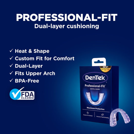 DenTek detalle del material sin BPA que ofrece seguridad