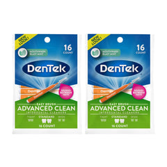 DenTek empaque frontal mostrando 16 unidades y beneficios claros