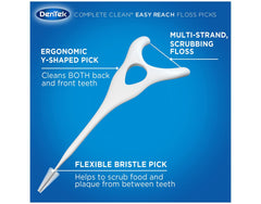 DenTek floss picks en bolso como accesorio de higiene bucal para viajar