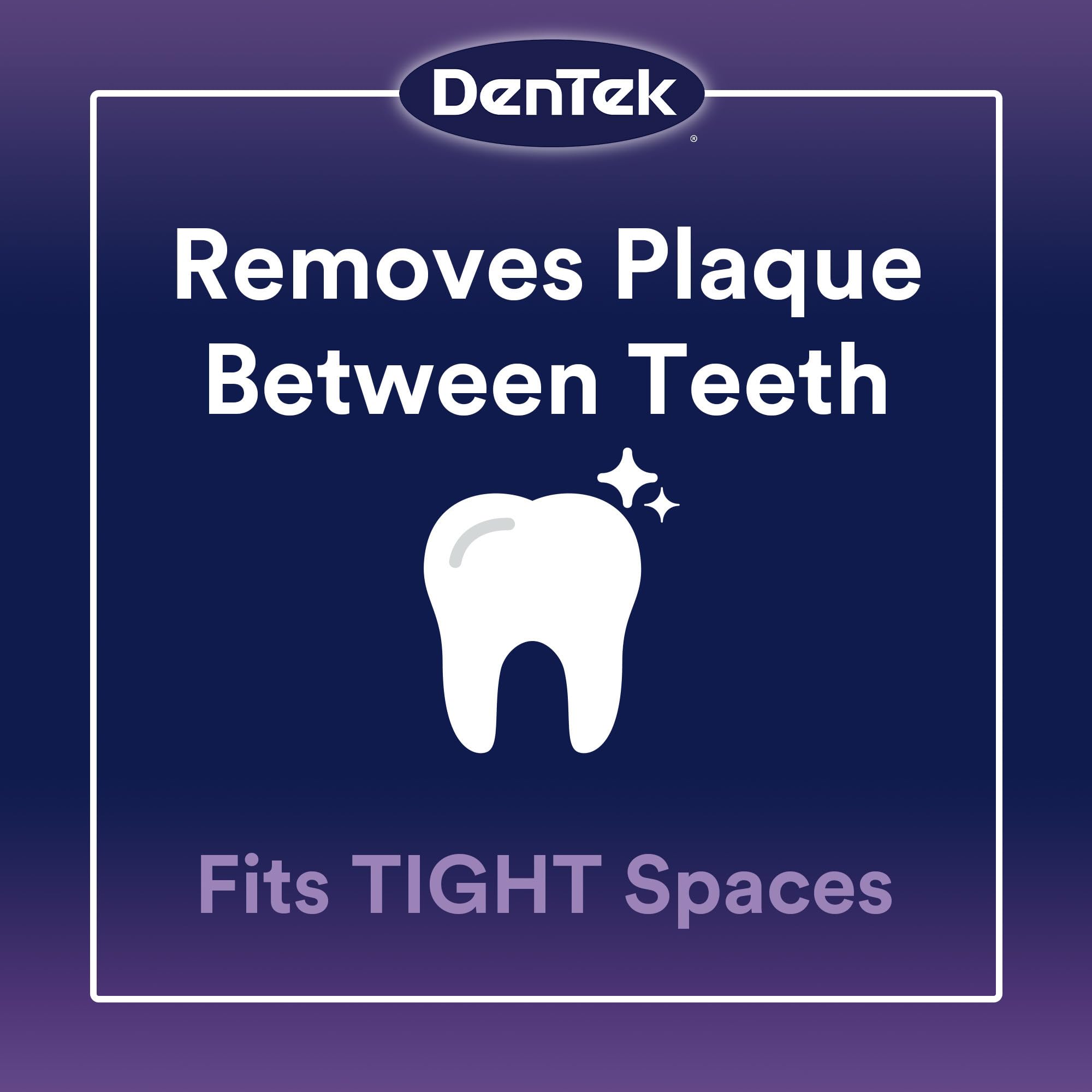 DenTek mango antideslizante para mayor control y comodidad durante la limpieza interdental