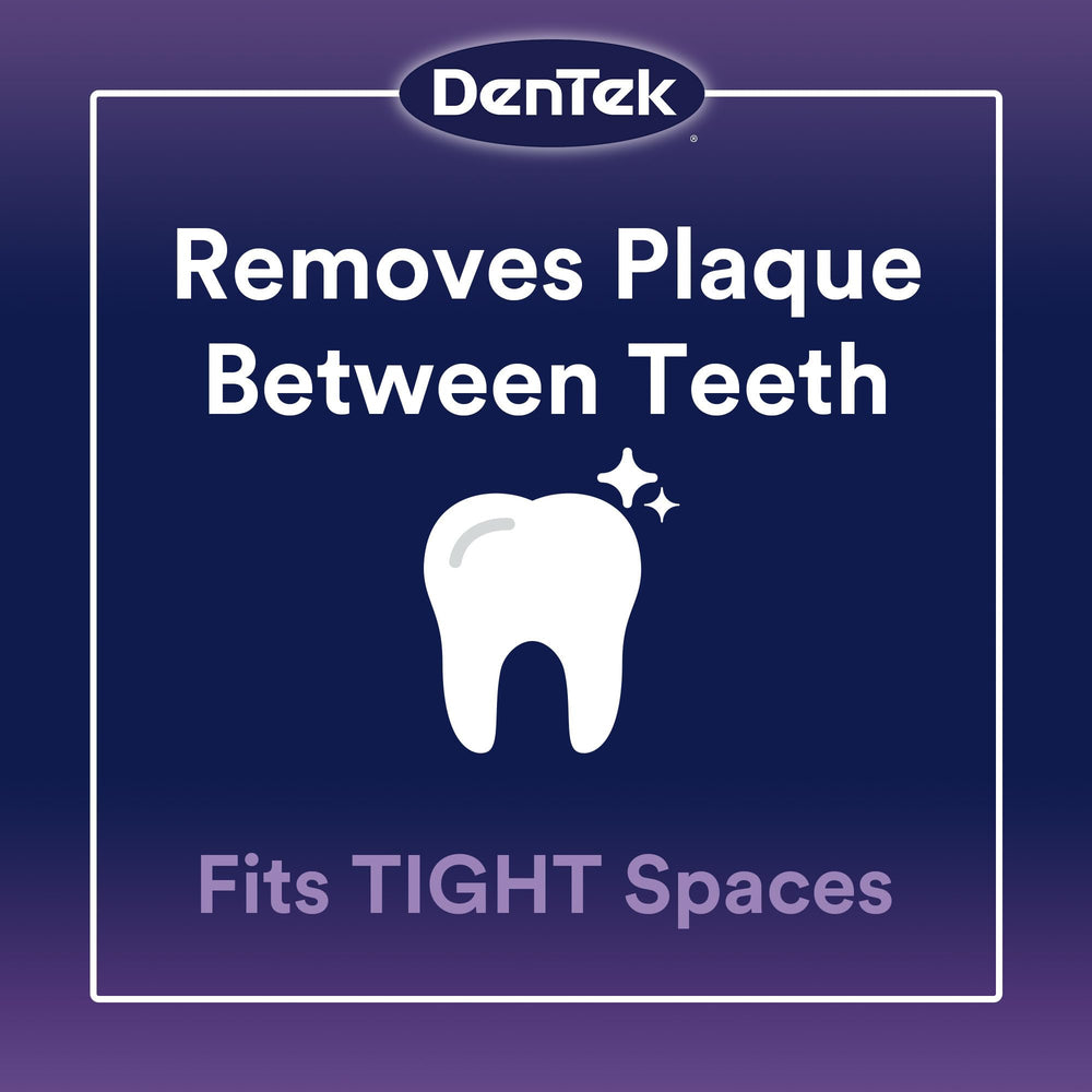 DenTek mango antideslizante para mayor control y comodidad durante la limpieza interdental