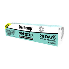 Dentemp sof-grip etiqueta con ingredientes para información clara