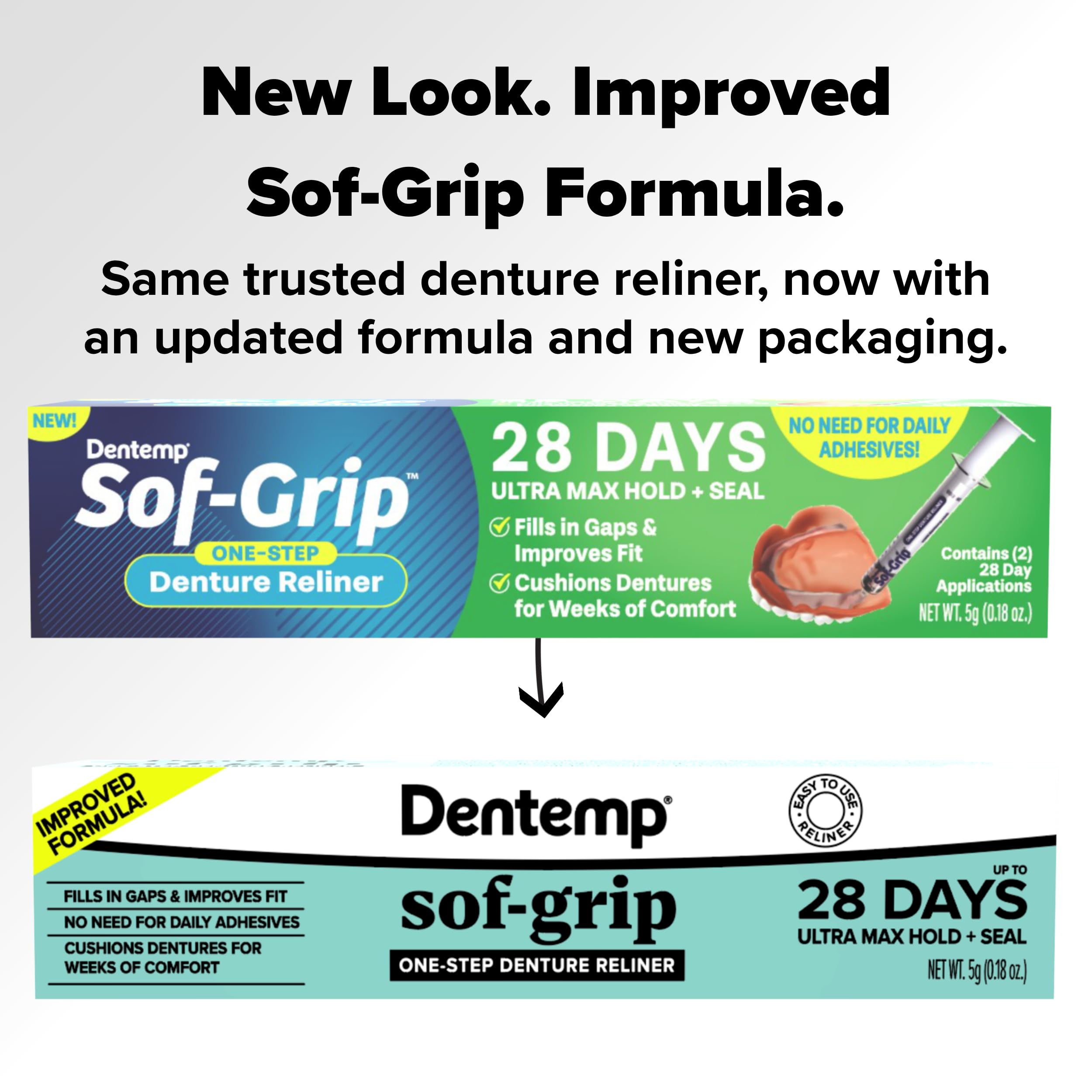 Dentemp sof-grip jeringa lista para aplicar con precisión y limpieza