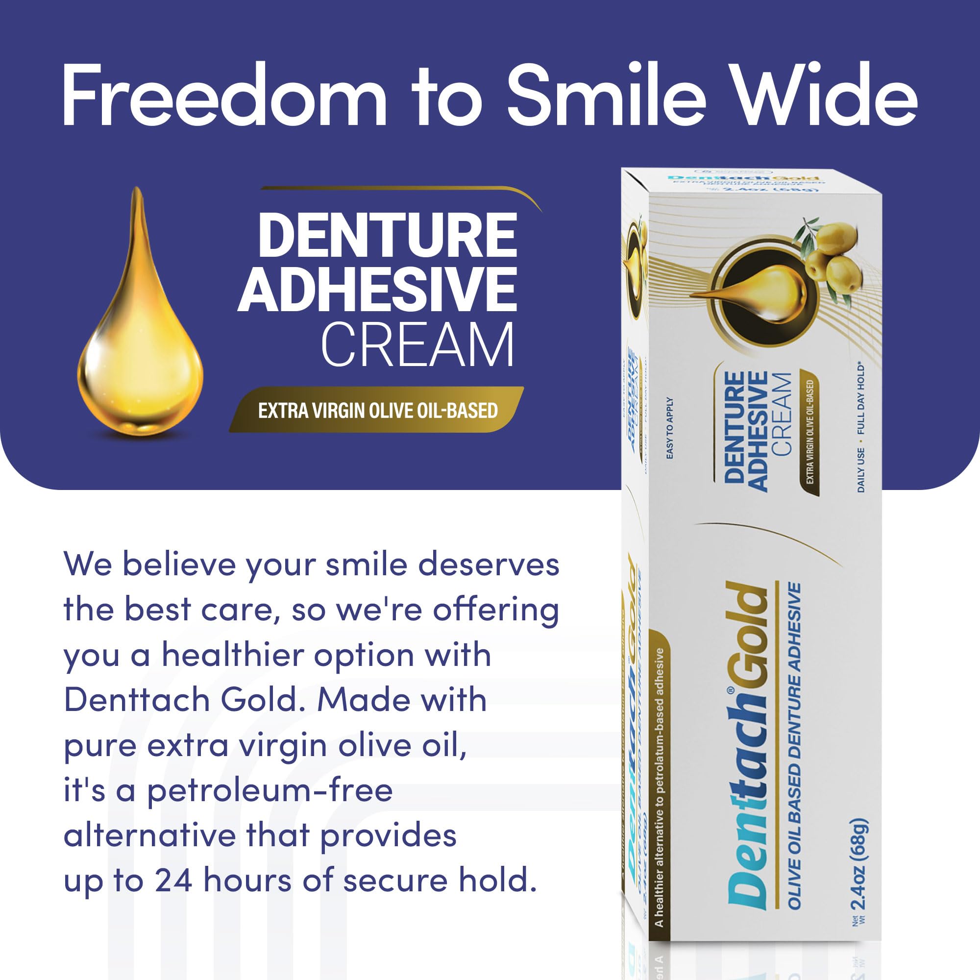 Denttach Gold junto a objetos cotidianos para comparar tamaño práctico